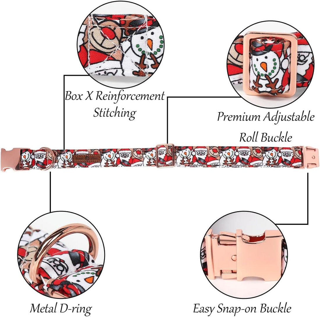 Lionet Paws Christmas Dog Bowtie Collar