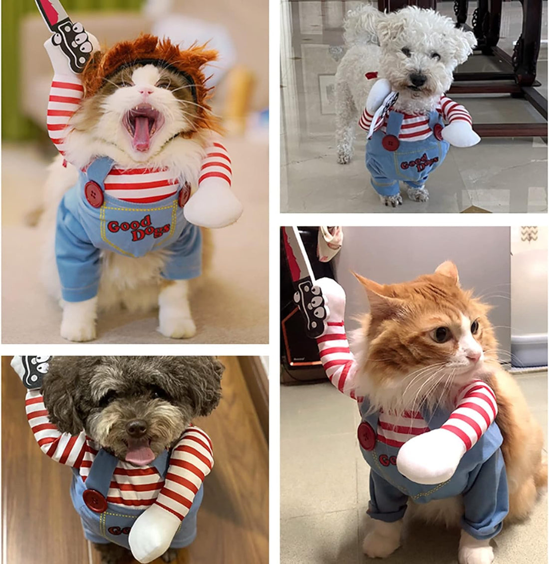 Pet Deadly Doll Dog Costume, Cosplay Halloween Christmas Funny