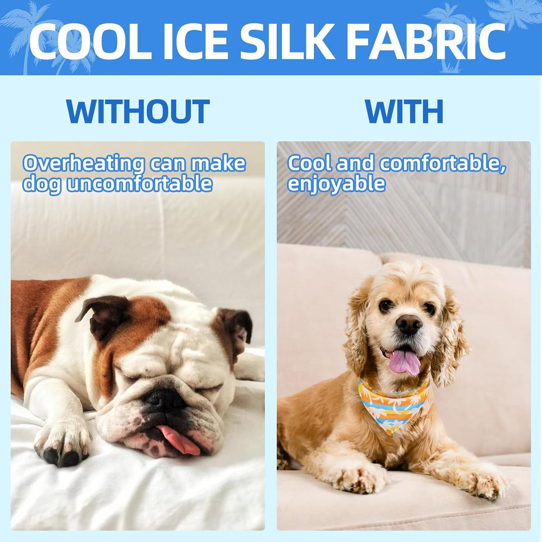 PAWCHIE Dog Cooling Bandana Small