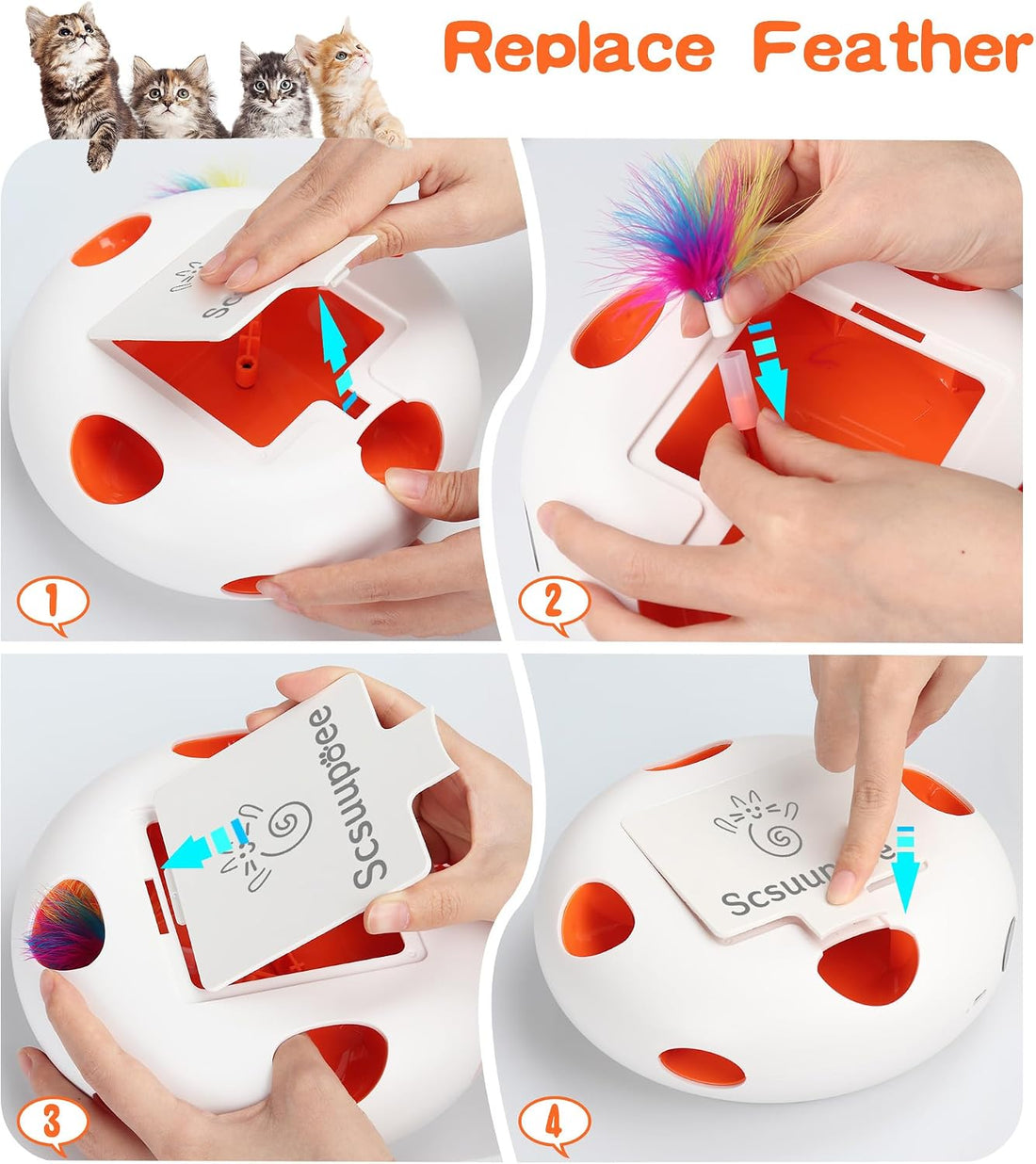Rechargeable Interactive Cat Toy