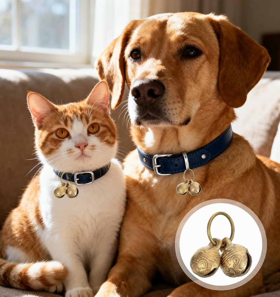 ValueBargain 4Pcs Extra Loud Bell for Cat Dog Collar