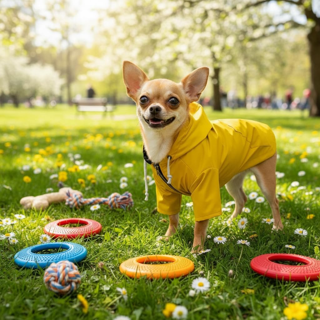 Dog Raincoat rain Jacket Raincoat Dogs Waterproof Small Medium Breeds