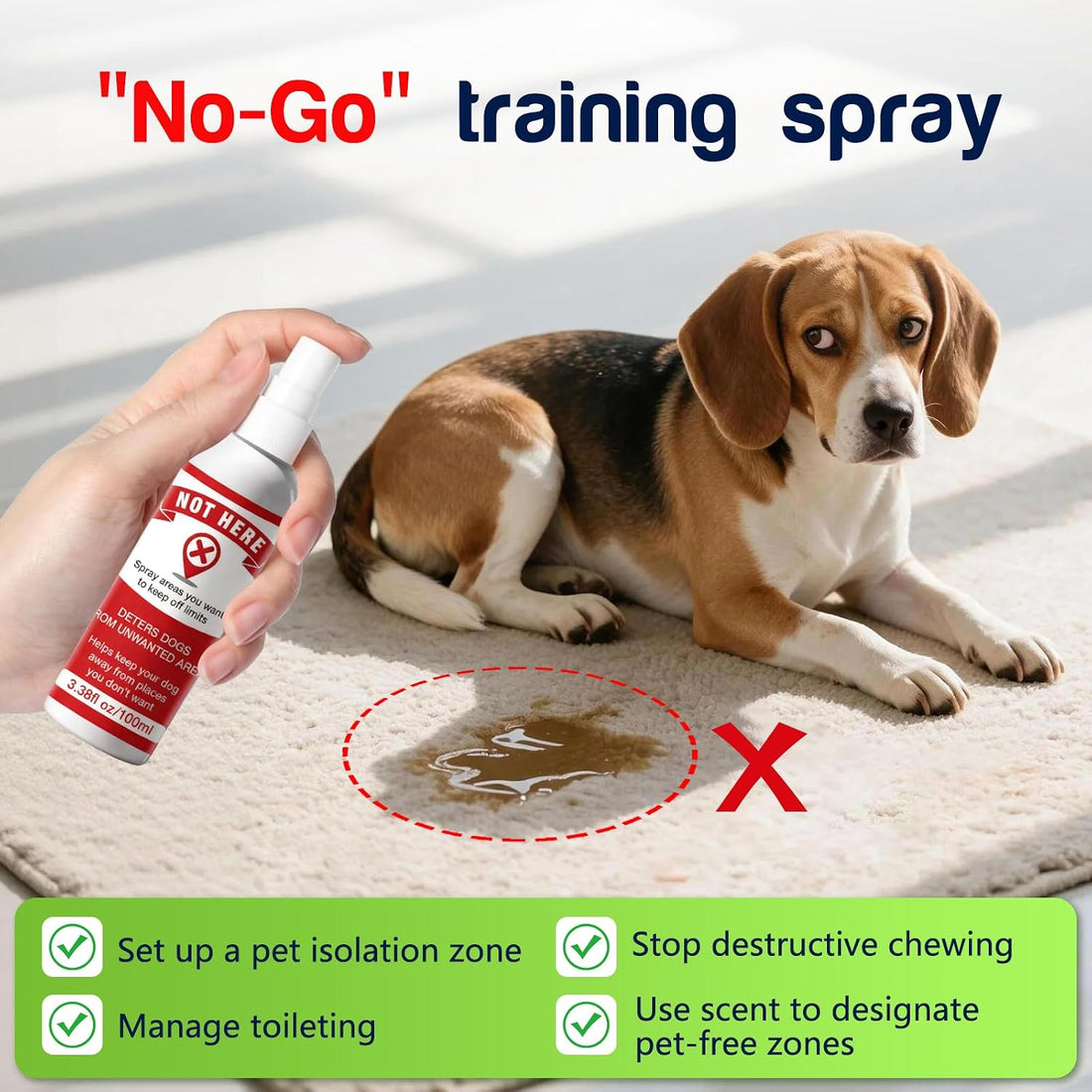 QHZ Potty Training Spray for Dogs and Puppies