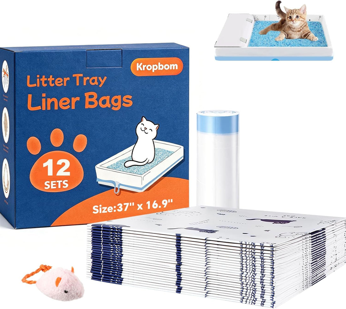 24 Pack Litter Box Liners Compatible with Safe Pets Scoopfree, 37"x16"