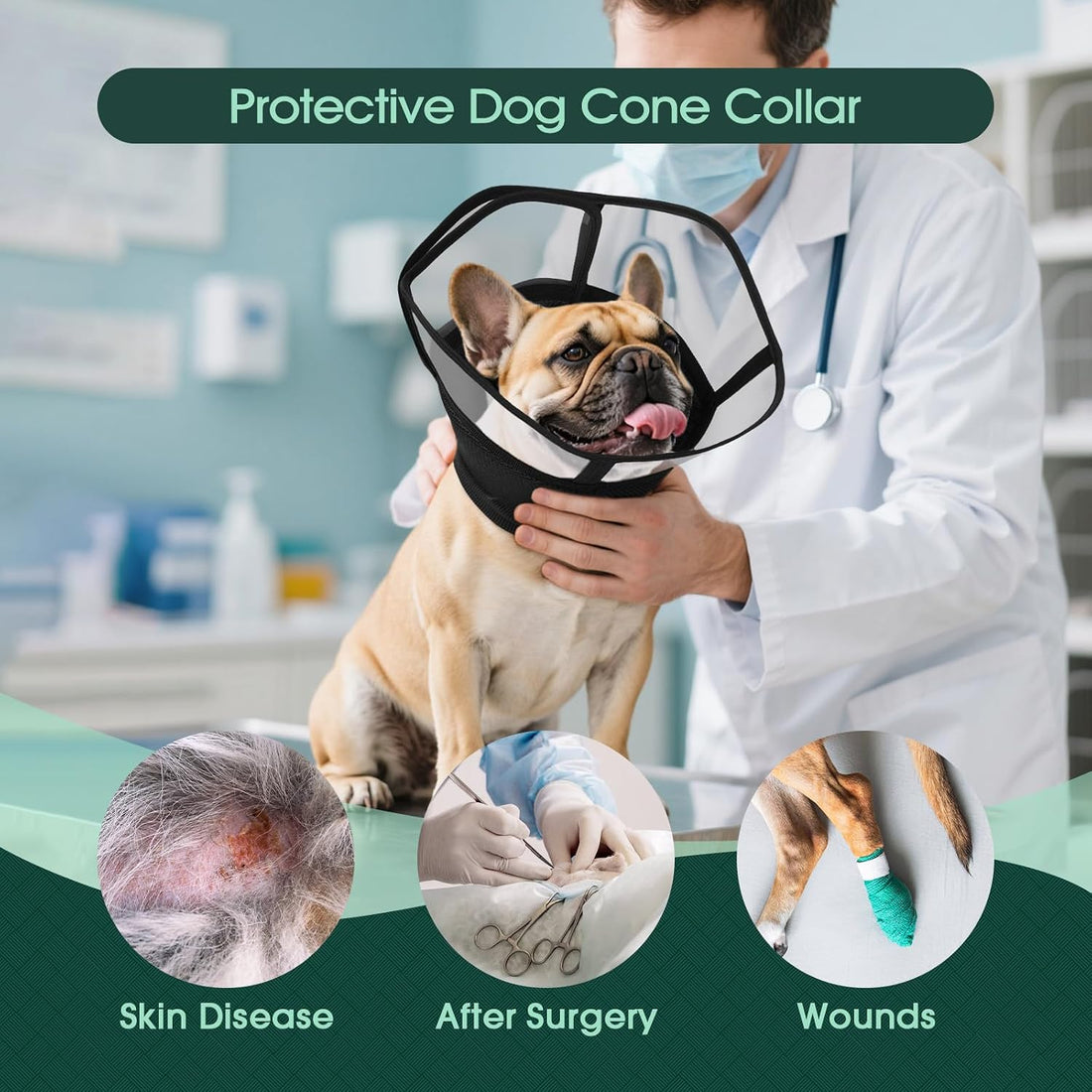 Kuoser Dog Cone Collar After Surgery