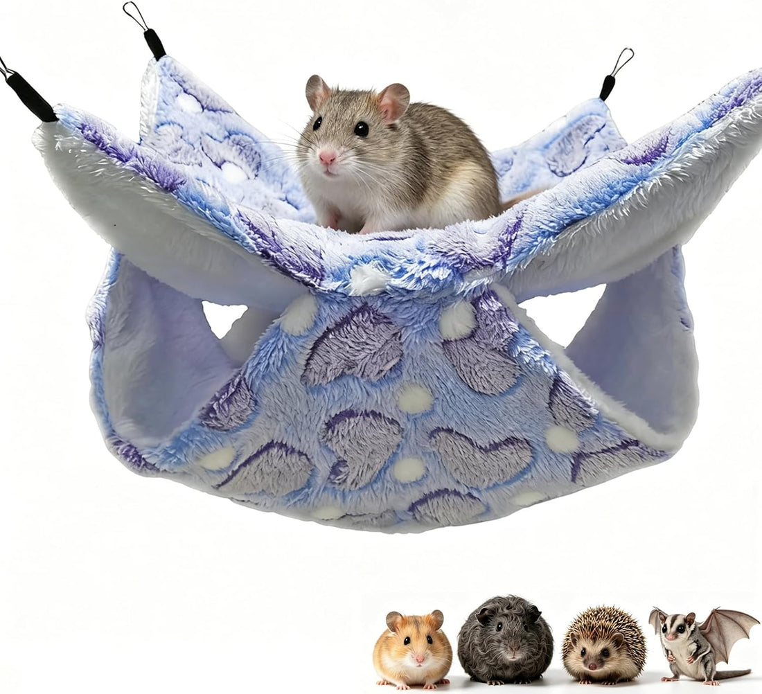 Guinea Pig Hammock for Cage 13.3X13.3,Sugar Glider Hammock,Reusable