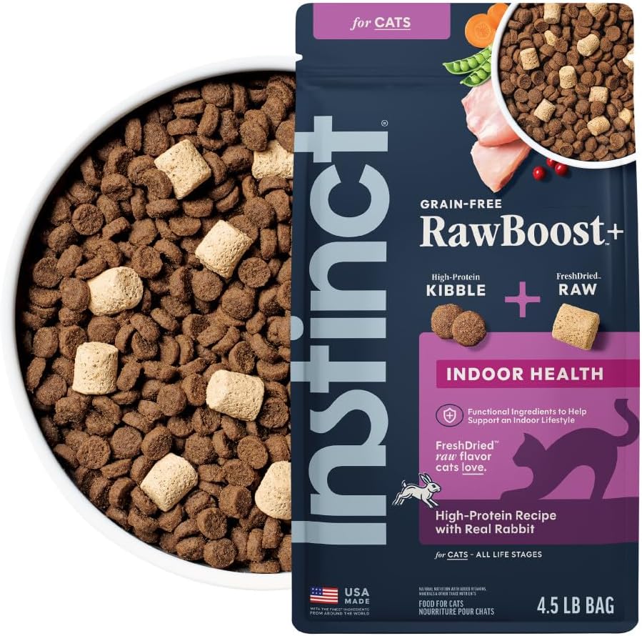 Instinct RawBoost, Dry Cat Food + Freeze Dried, Real Chicken
