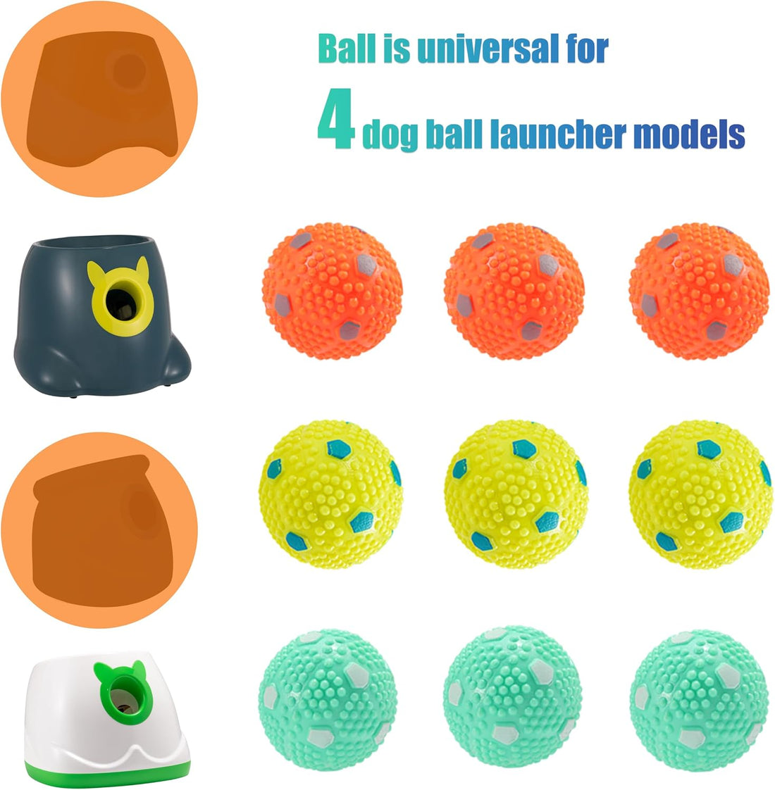 WIGGLYTAIL Dog Balls 12 Pcak