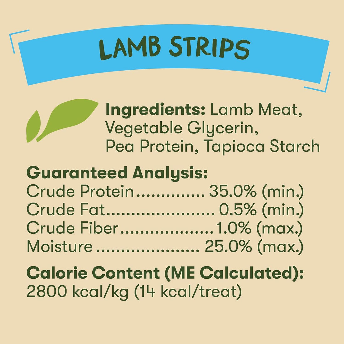 Pet 'n Shape Lamb Jerky Dog Treats - 3 Ounce