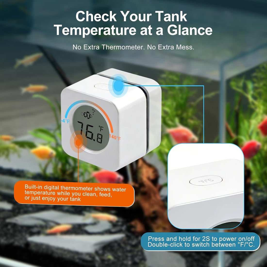 Nano Aquarium Magnetic Algae Scraper