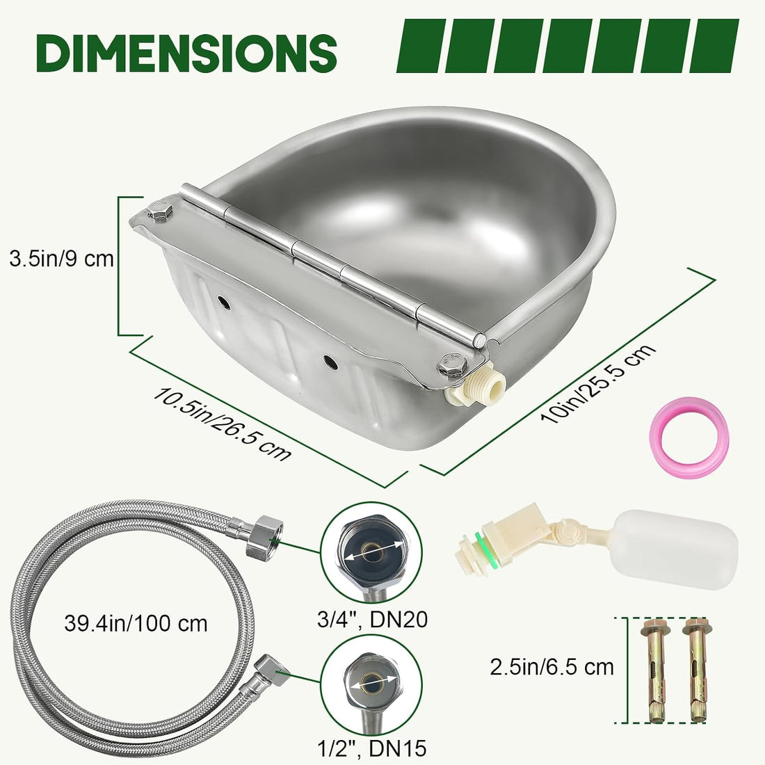 MAOPINER Automatic Water Dispenser with Float