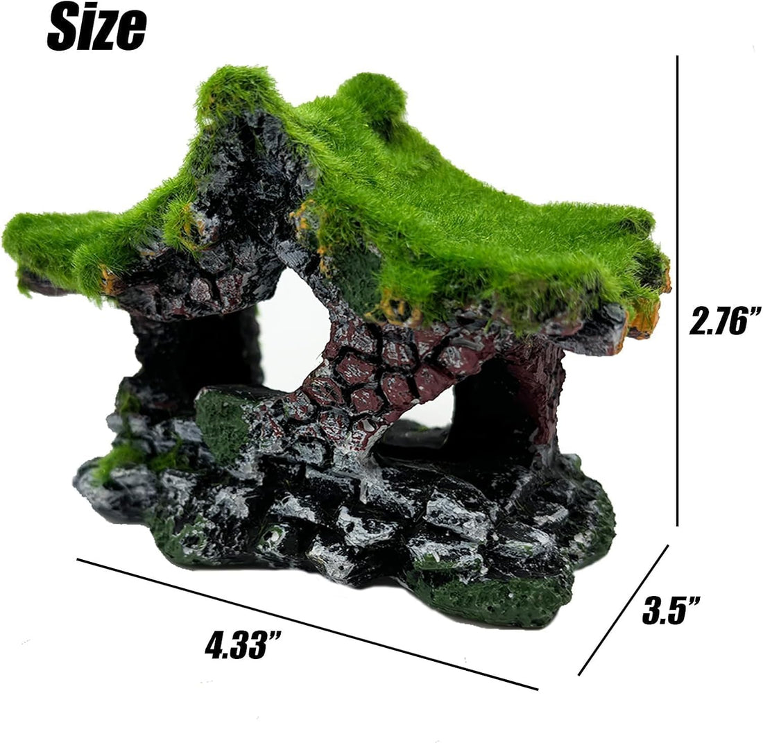 Aquarium Decoration House Resin Hideout Small Betta Fish Shrimp Tank