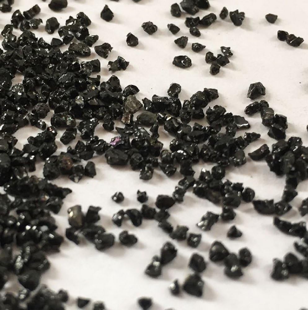 Hewnda 1 LB Natural Black Sand Aquarium Substrate
