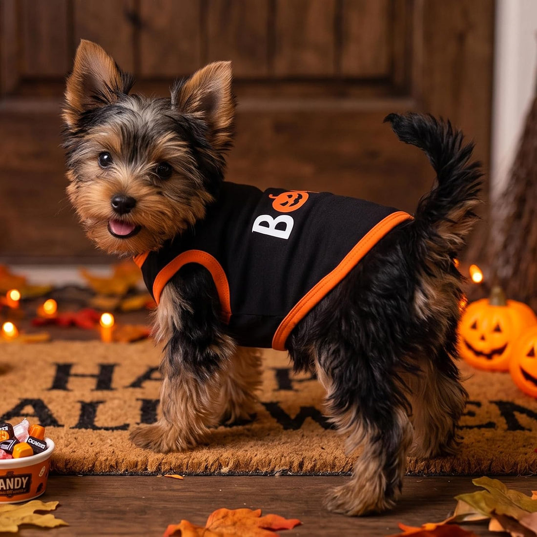 CuteBone Soft Halloween Dog Shirt Lightweight Small Puppy T-Shirts