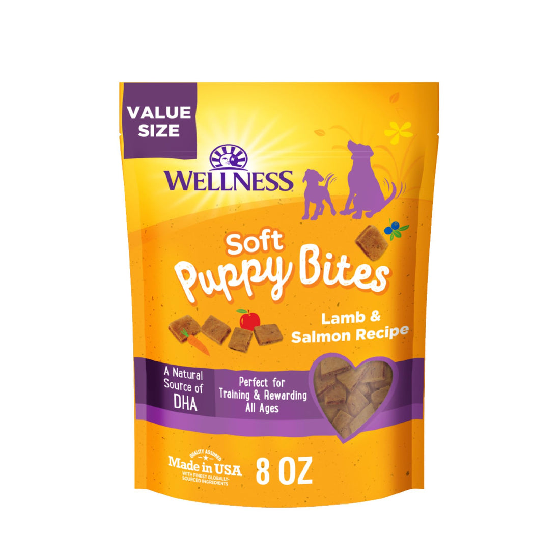 Wellness Soft Puppy Bites Dog Training Treats, Natural, Grain Free