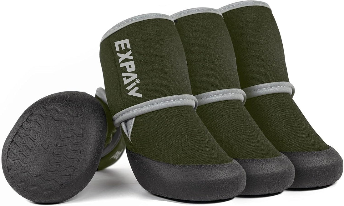 EXPAWLORER Waterproof Dog Shoes for Small Medium Large Dogs