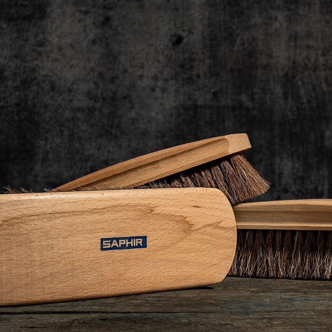Saphir 8" Natural Horsehair Brush (21cm)
