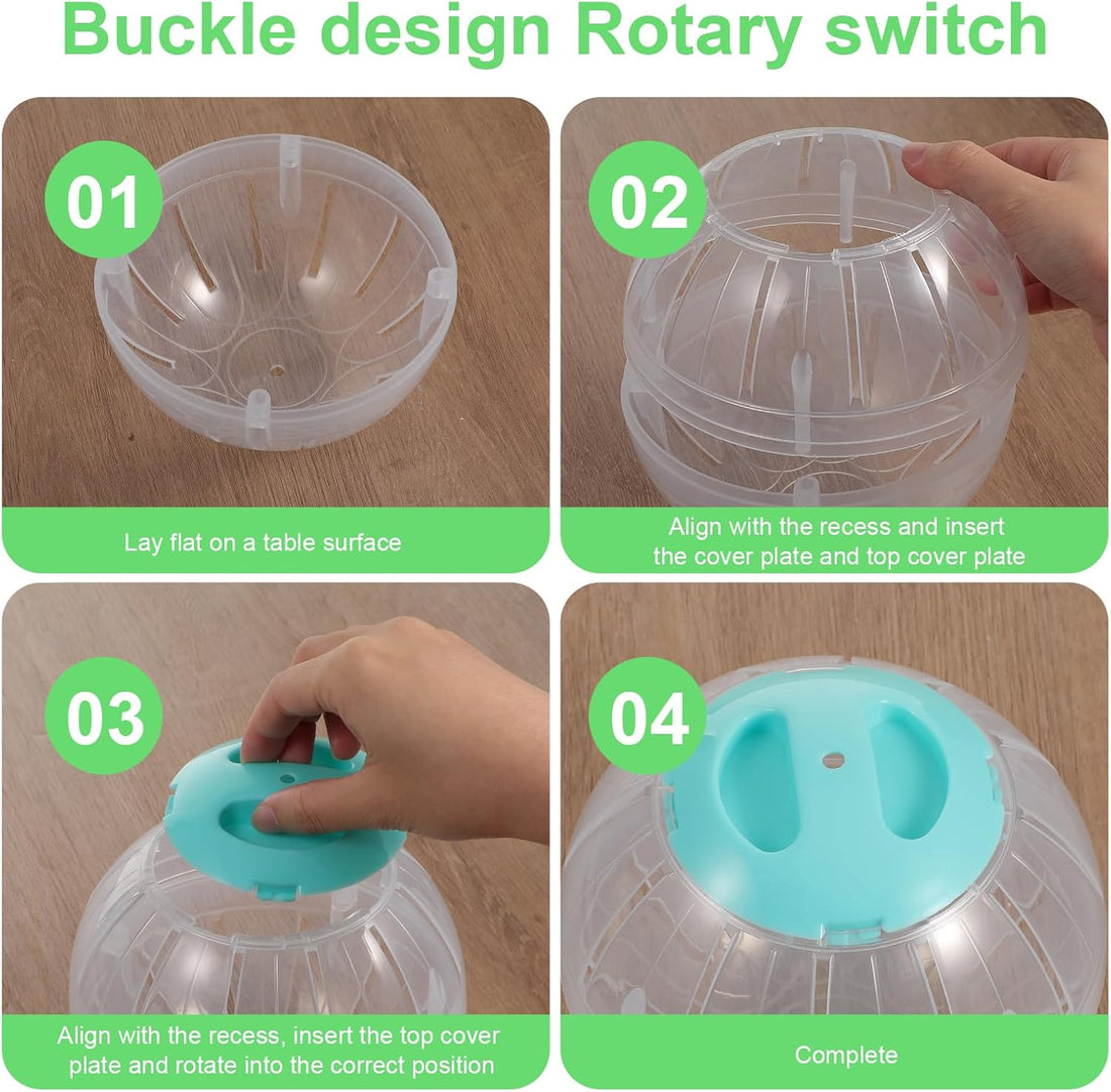 5.7 Inch Hamster Ball, Clear Hamster Exercise Ball Running Wheel