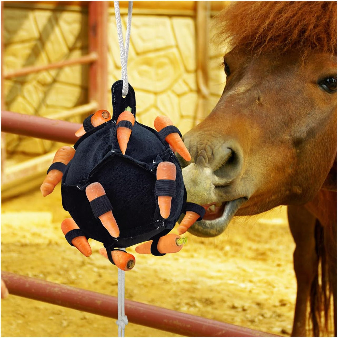 La La Pet Hanging Carrot Feeding Ball Interactive Feed Toy Relieve