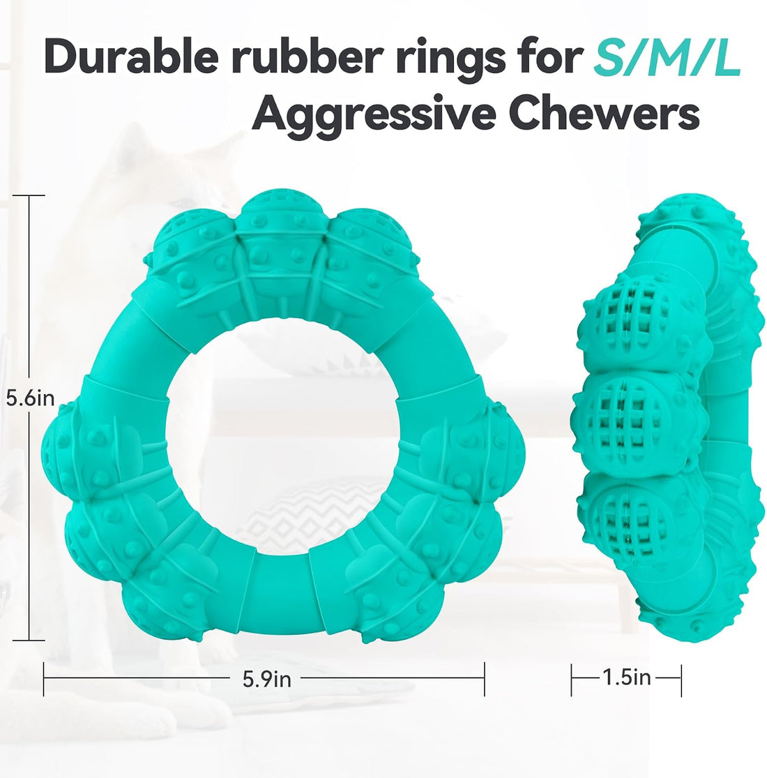 Indestructible Dog Chews - Super Duty Chew Toys for Aggressive Dogs