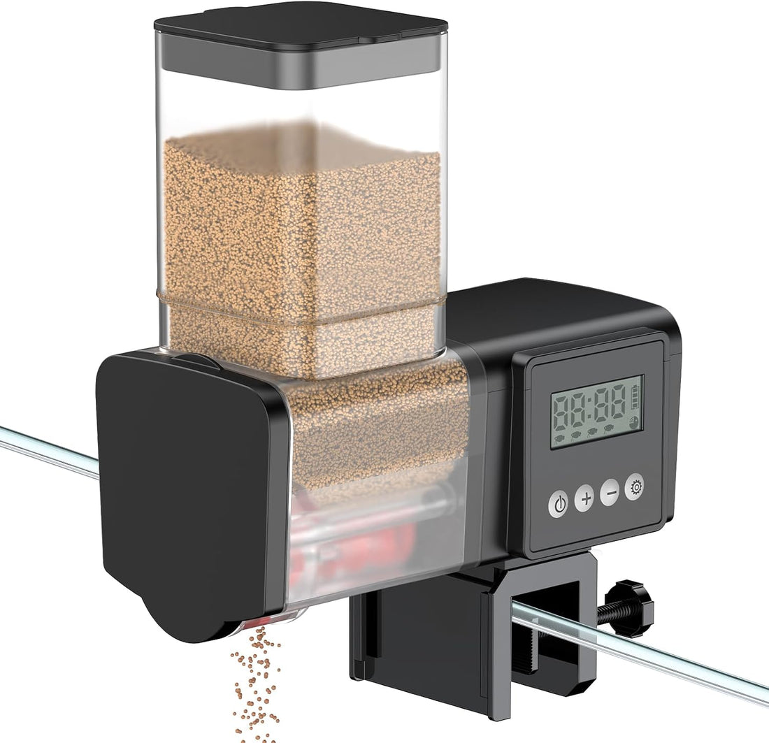Pawfly Aquarium Automatic Fish Feeder 200/450 mL Auto Fish Food