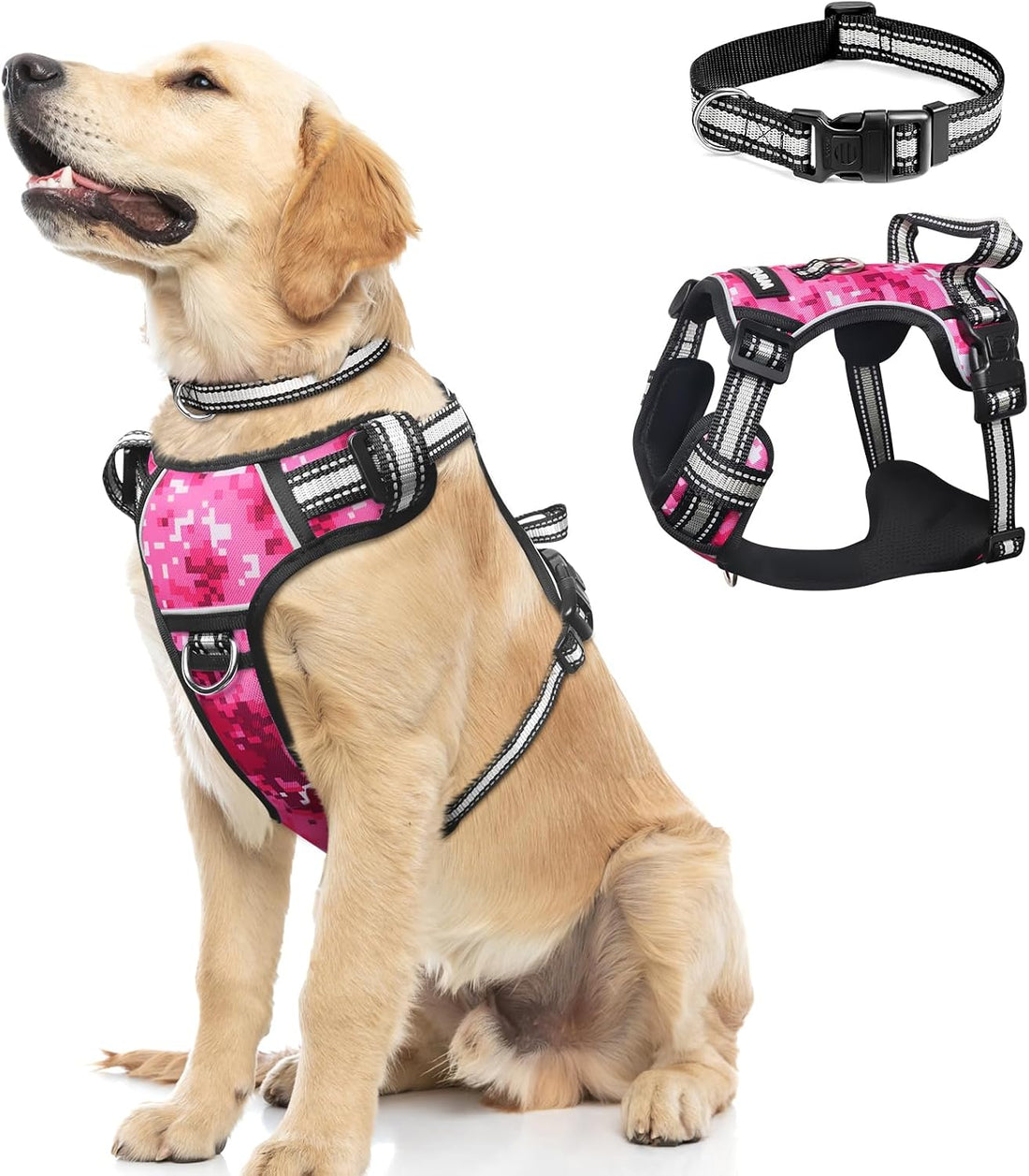 WINSEE Dog/Pet Harnesses No Pull with Dog Collar