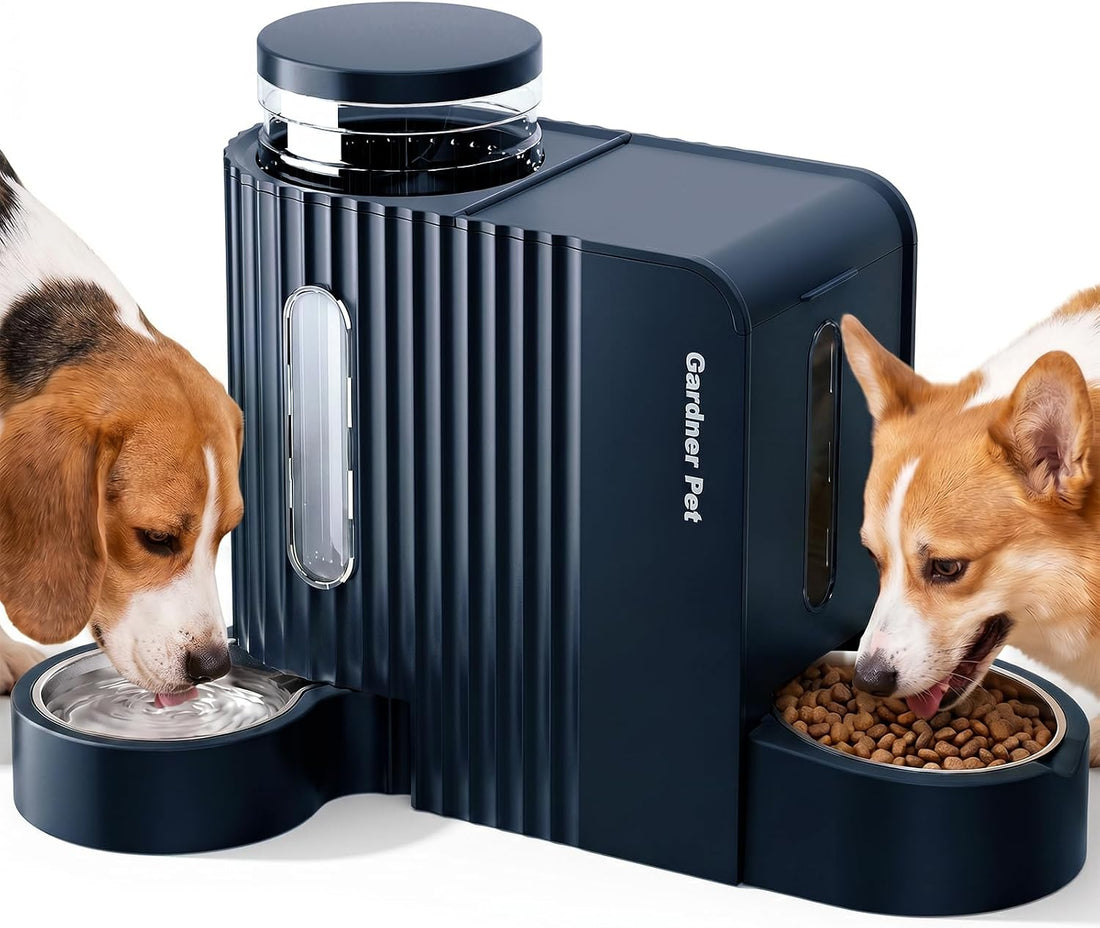 Gravity Automatic Cat Feeder, Water & Food Dispenser Set