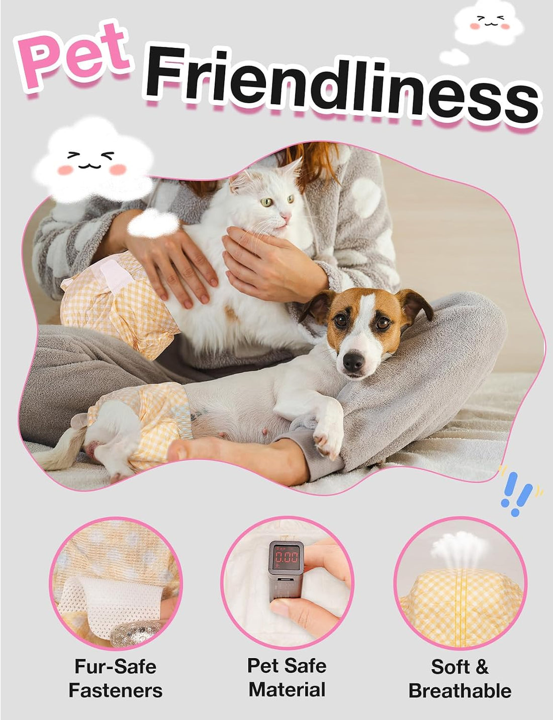 Dono Dog Diapers Female - 60 Pcs