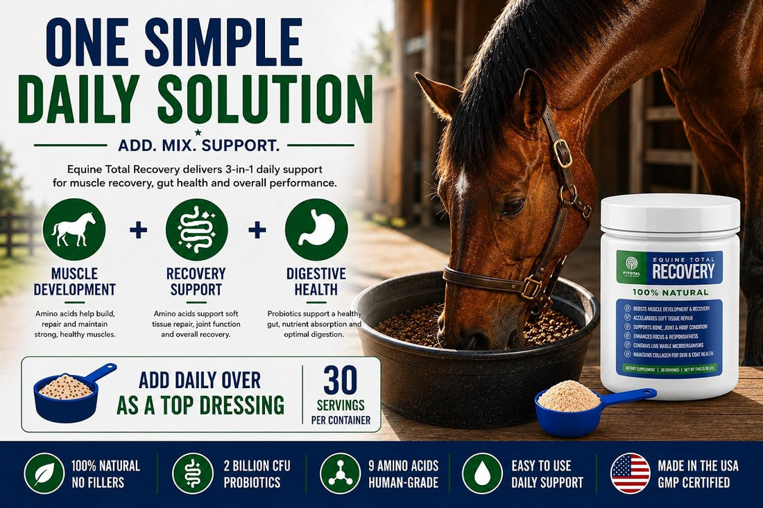 Pivotal Feeds Equine Total Recovery Supplement, 30 Servings