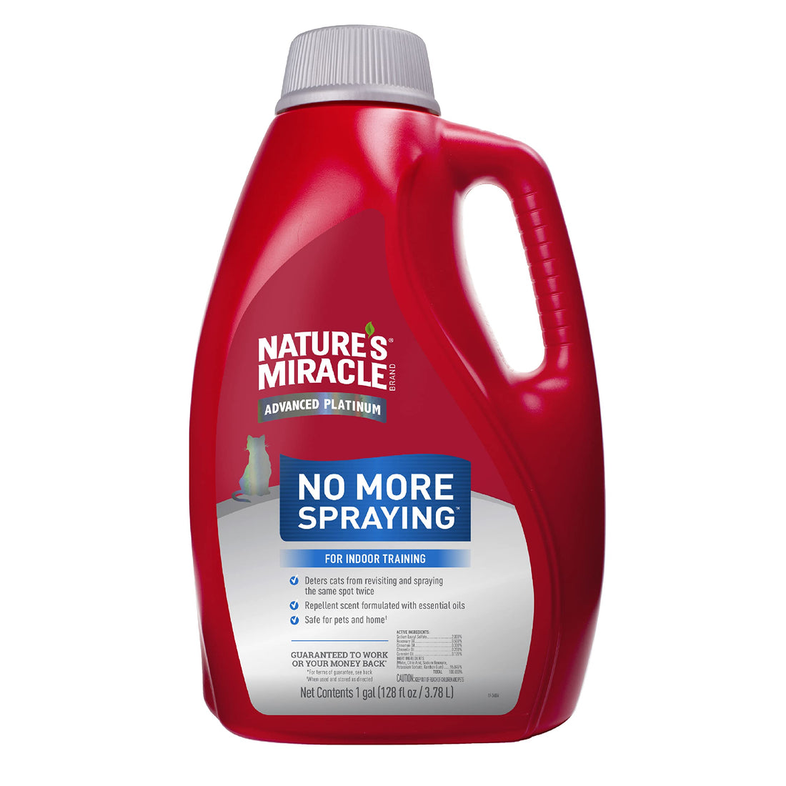 Nature’s Miracle Advanced Platinum No More Spraying, 128 Ounces