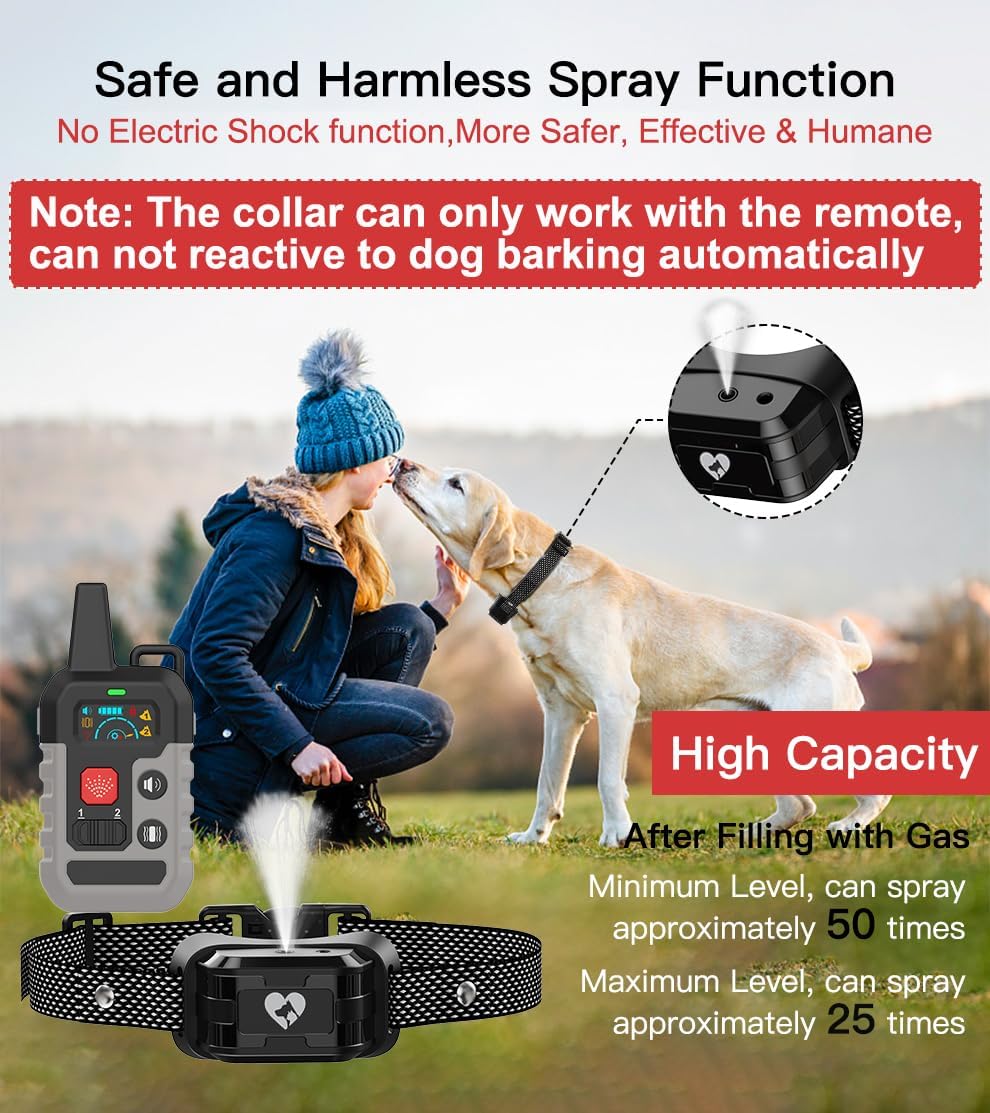 Citronella Dog Training Collar with Remote【Only Work with Remote】 4