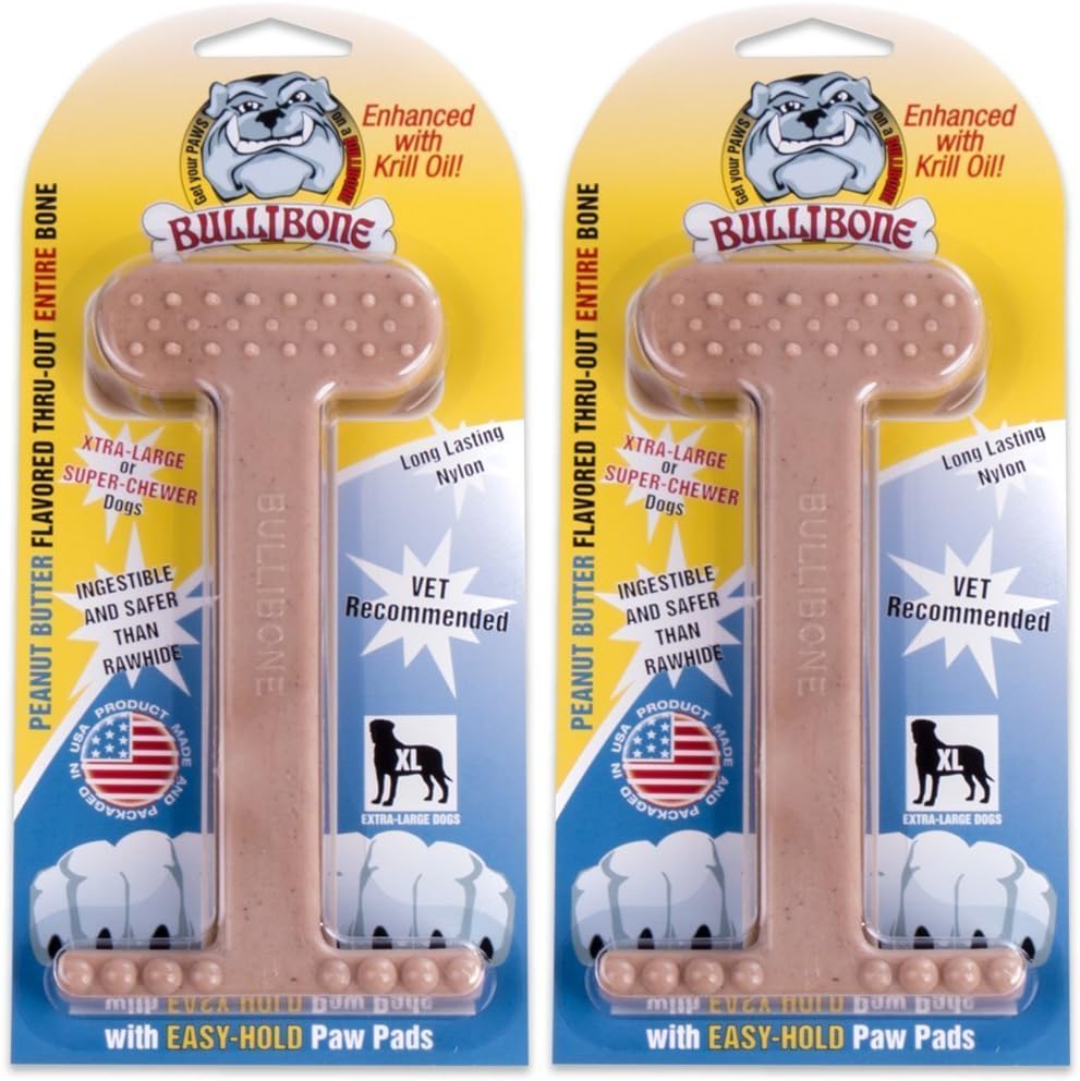 Bullibone Nylon Dog Chew Toy for Aggressive Chewers