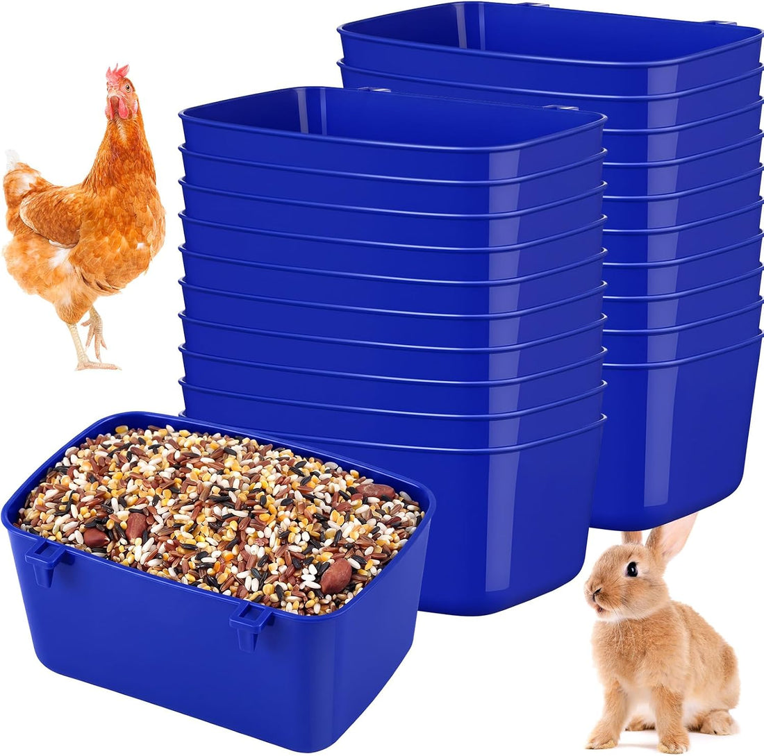 Zhehao 20 Pcs Poultry Water Cups Chicken Waterer Cups 18 oz