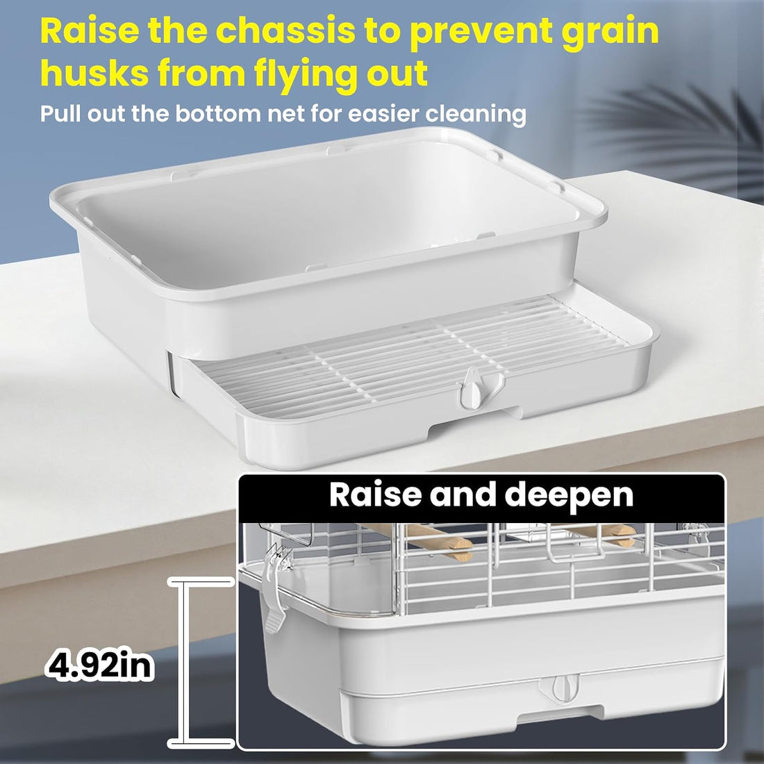 Travel Bird Carrier Cage,Parakeet Portable Cage with Feeder Cup
