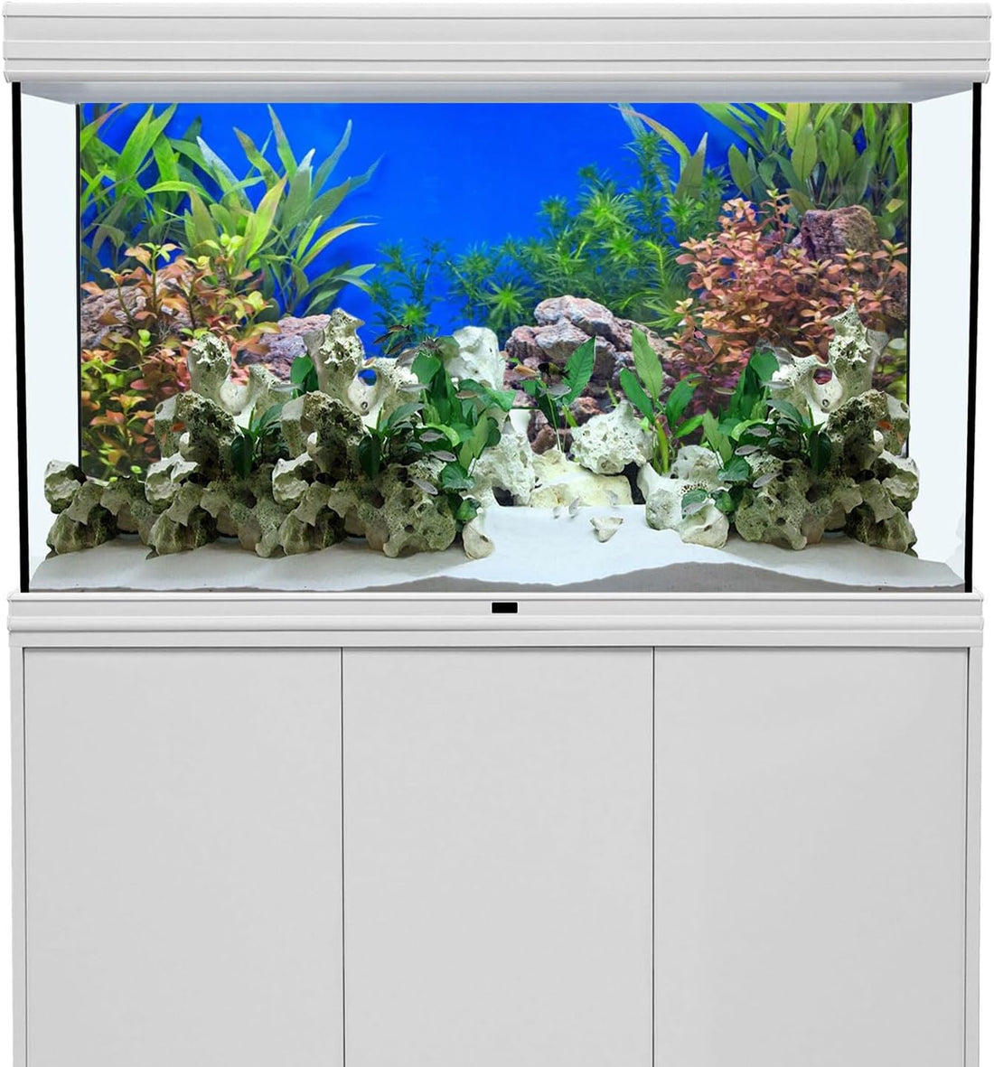 AWERT 30x18 in Aquatic Plant Fish Tank Background Stone Aquarium