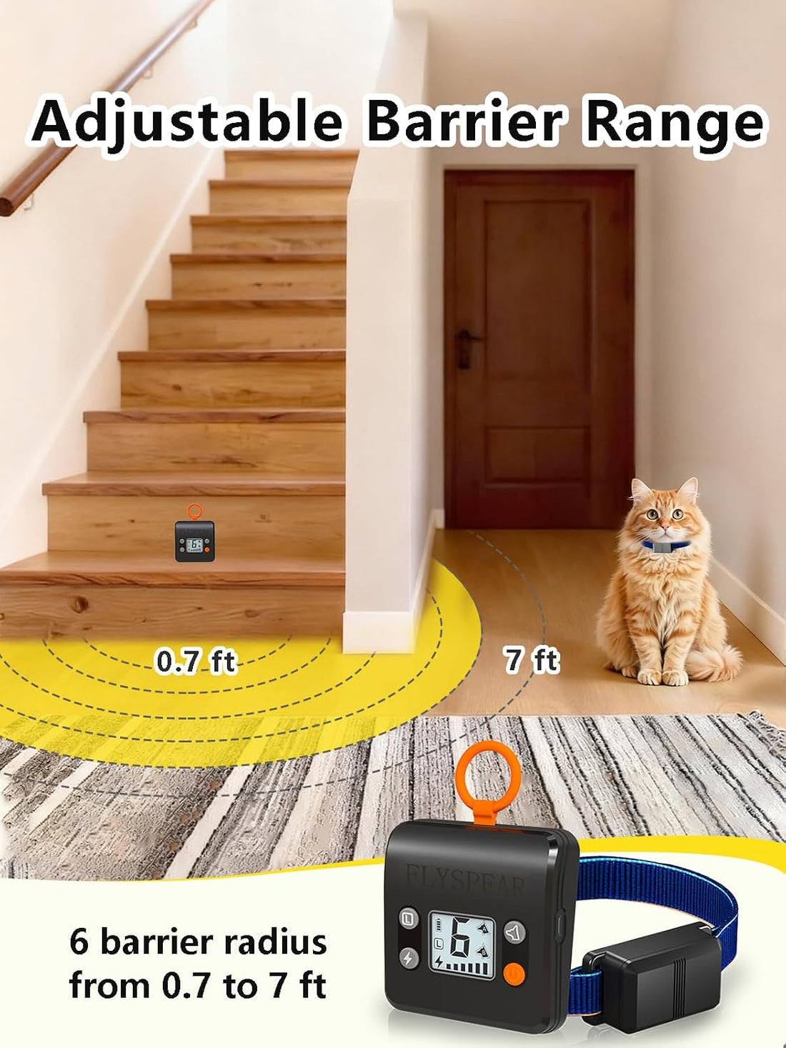 FLYSPEAR Wireless Cat Barrier