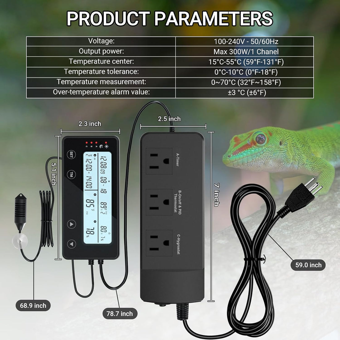 Reptile Temperature Controller with Timer