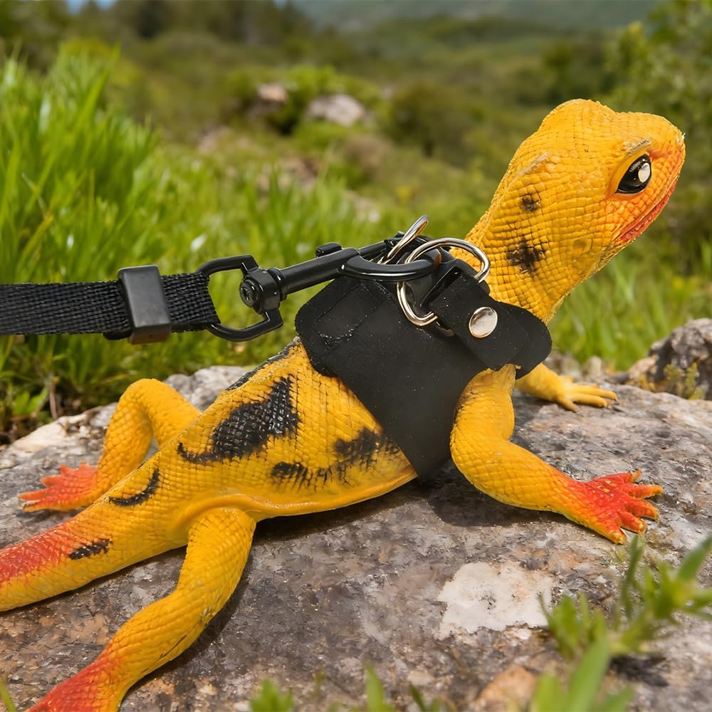 3 Pack Bearded Dragon Harness and Leash Set