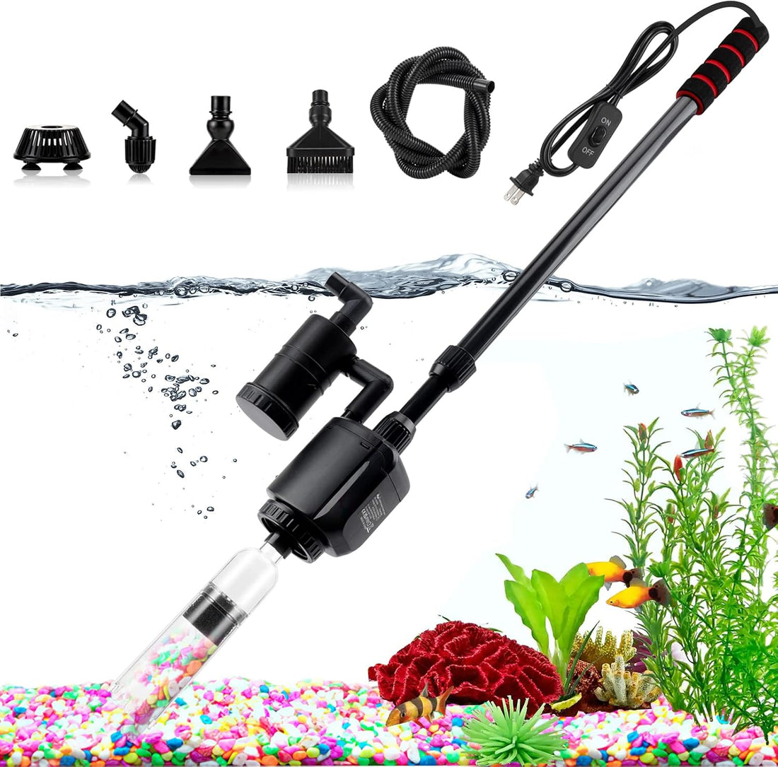 AQQA 6-in-1 Electric Aquarium Gravel Cleaner