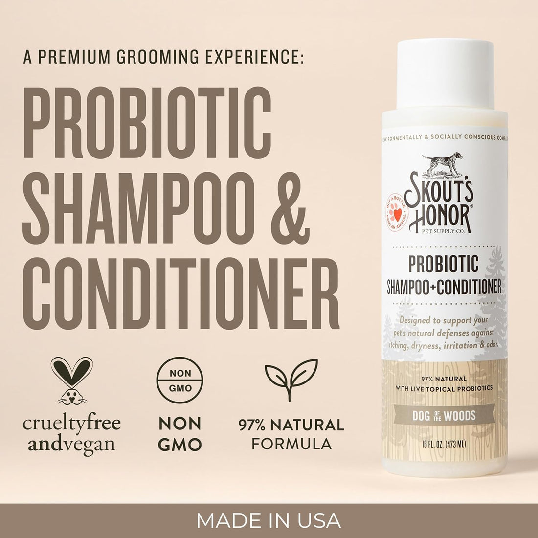 SKOUT'S HONOR Probiotic Grooming Essentials Bundle