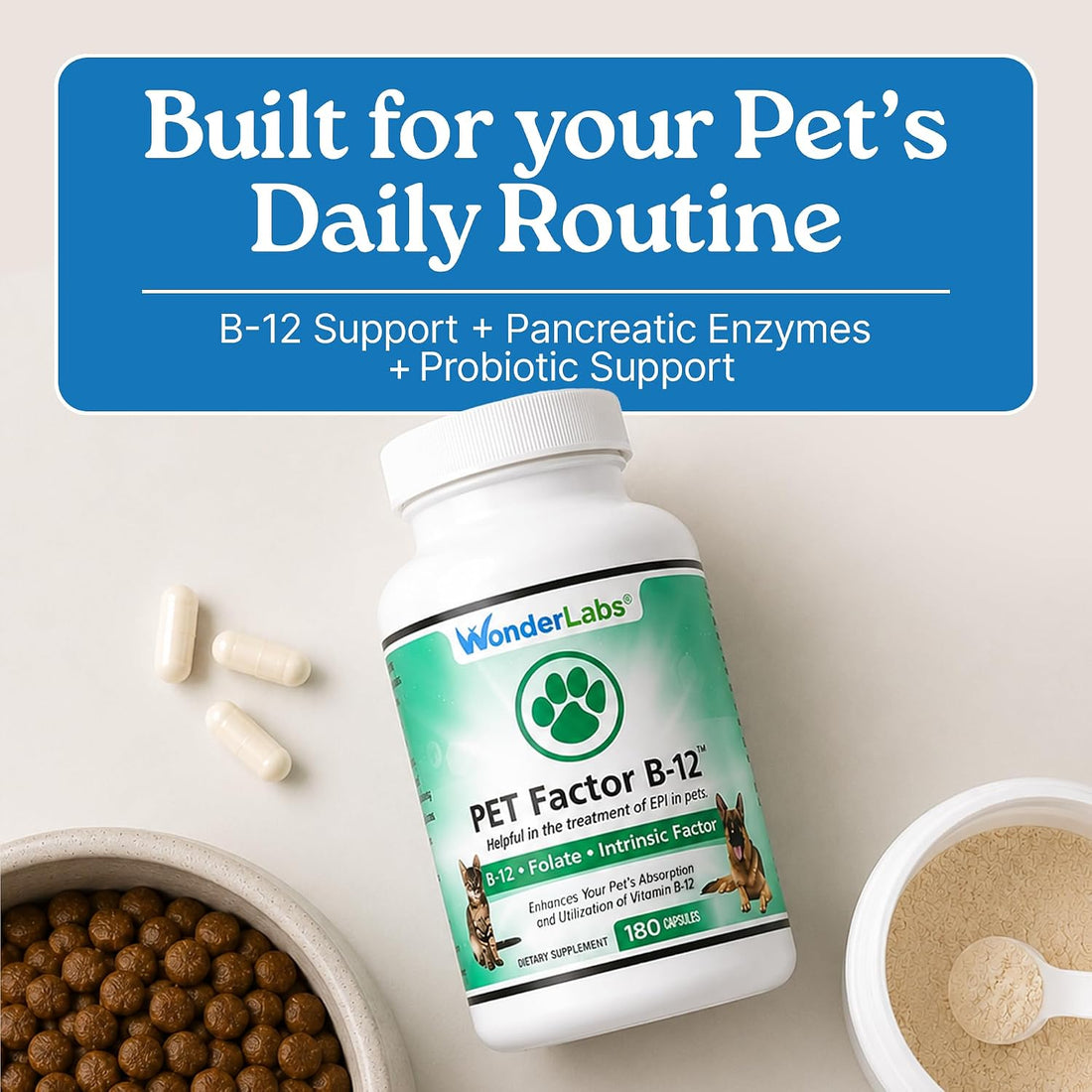 Wonder Laboratories Vitamin B12 - Methylcobalamin Dog Supplement