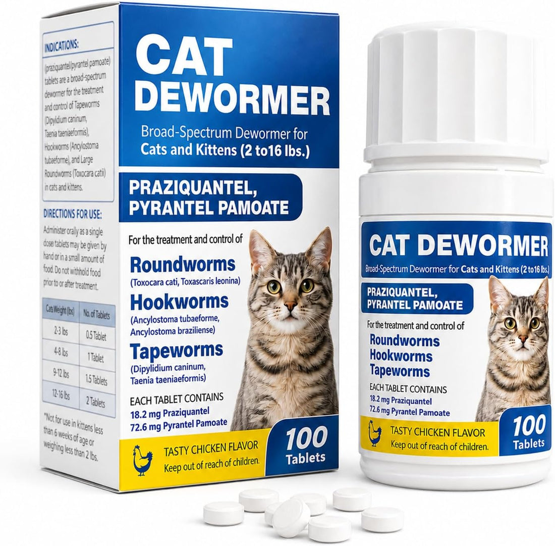 Dewormer for Cat and Kittens ,for tapeworms, hookworms