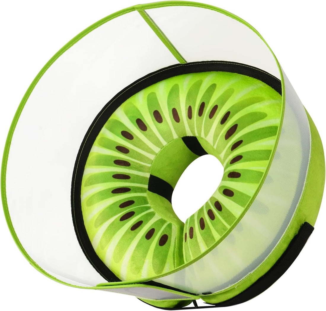 CNEO Inflatable Dog Cone Collar with Detachable Enhanced Anti-Licking