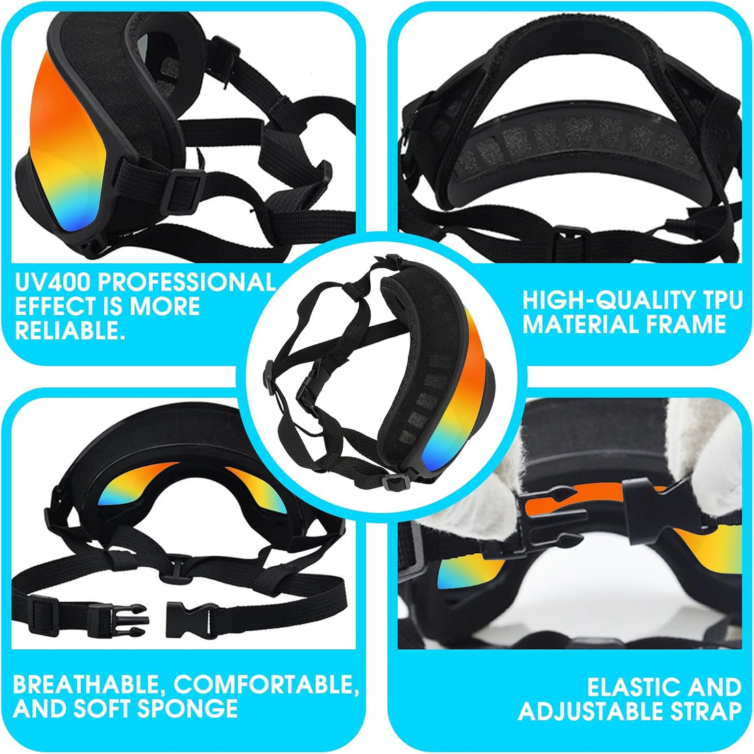 Pacify Dog Goggles for Large Dogs