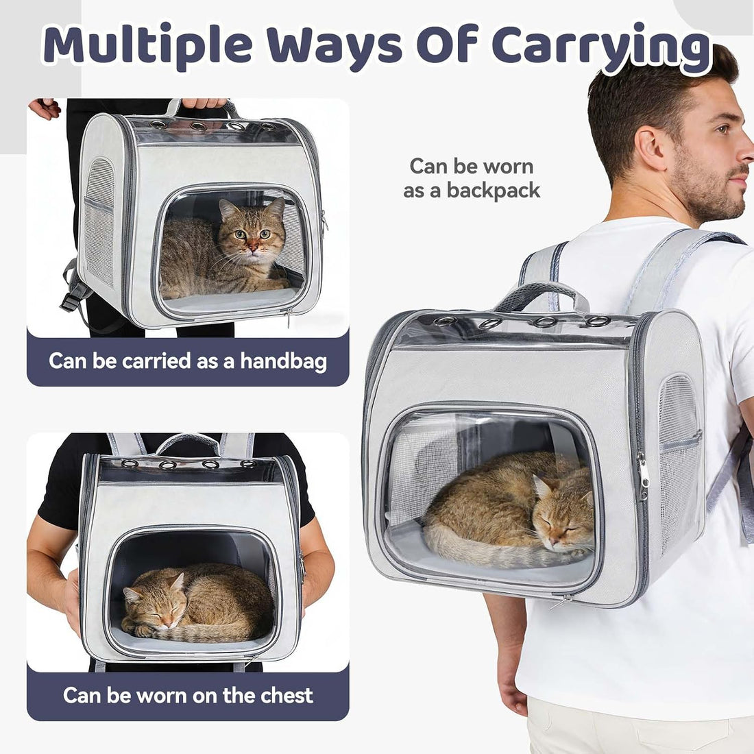 Airline Approved Cat Soft-Sided Carrier Backpack