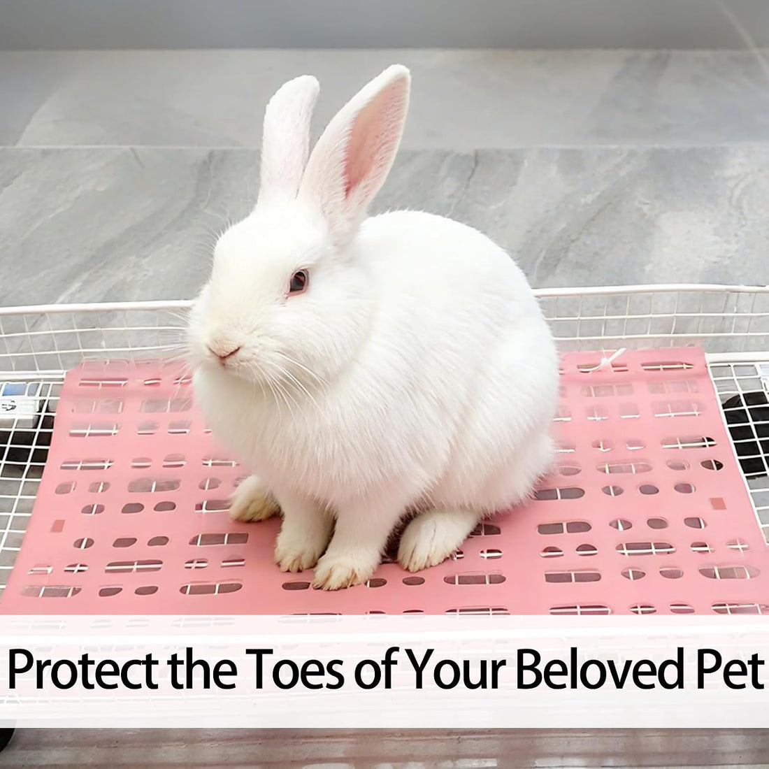 18 Pack Plastic Rabbit Cage Mat