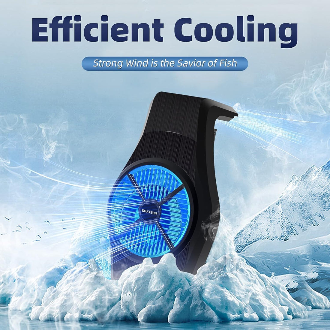 UPETTOOLS Aquarium Cooling Fan, 7-15 Gal Fish Tank Chiller