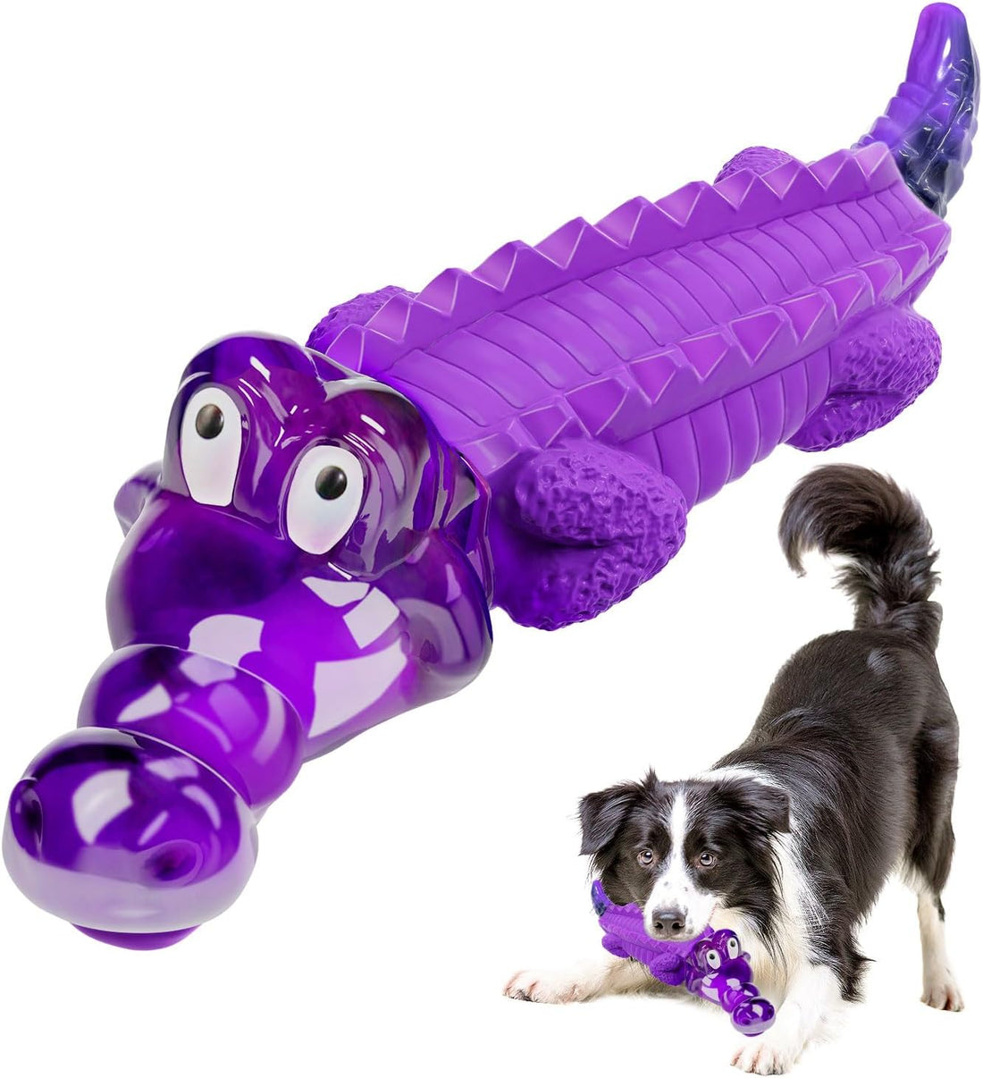 Fuufome Alligator Dog Toys for Aggressive Chewers,Medium Large Breed