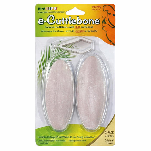 Penn-Plax Bird-Life E-Cuttlebone Original, 1 Pk - Durable
