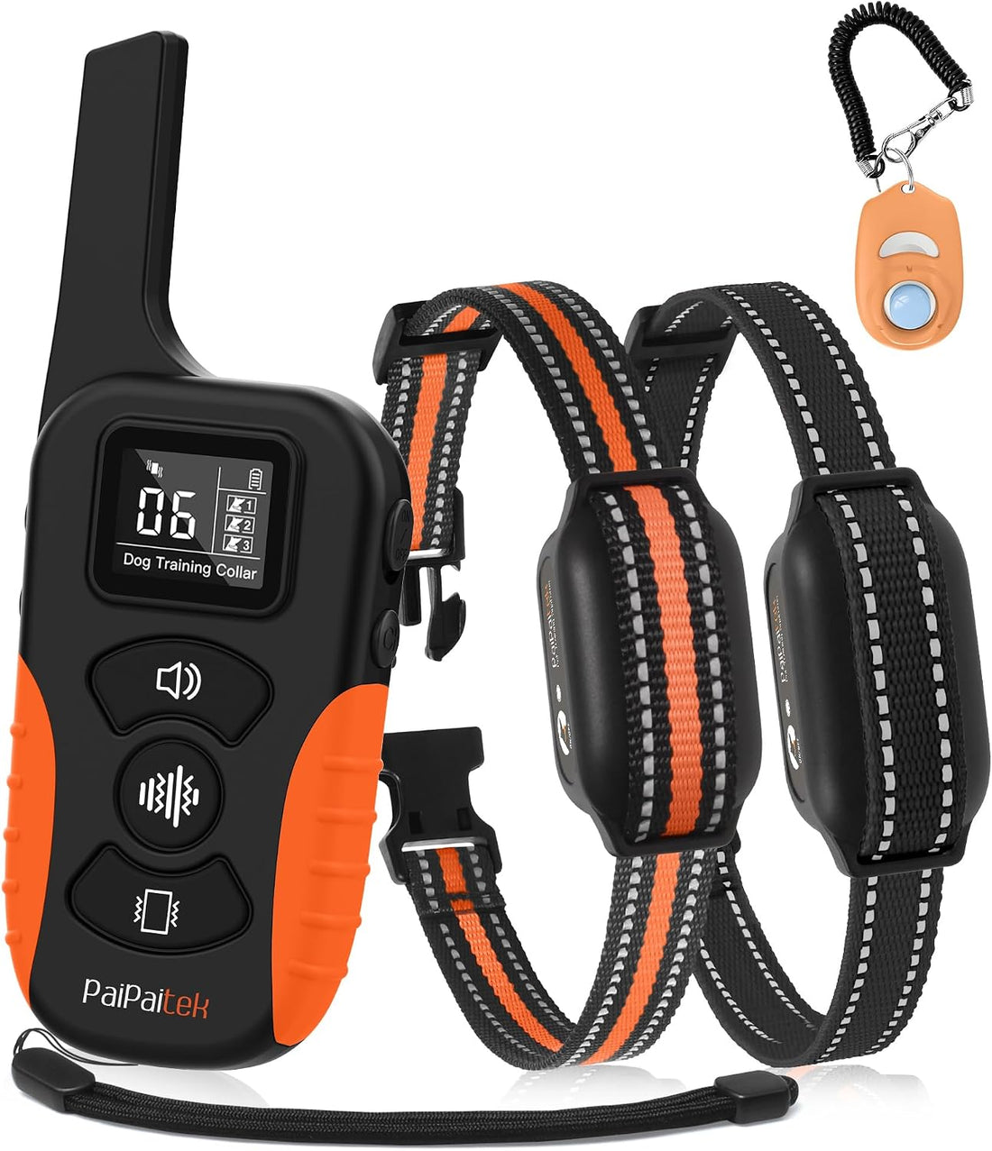 No Shock Dog Training Collar with Remote, Only Vibration & Beep